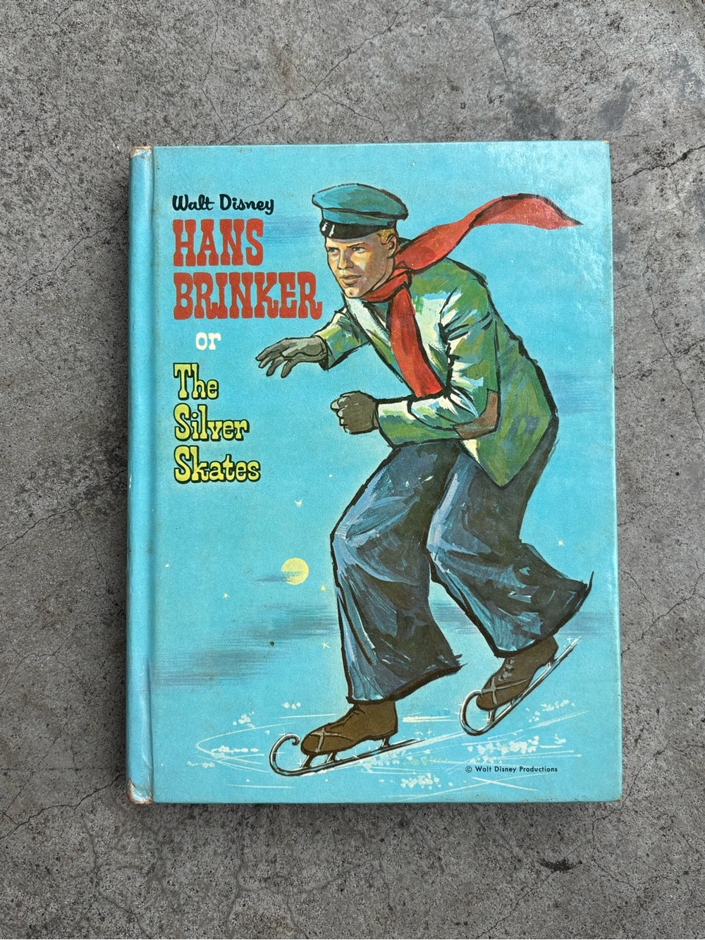 Vintage Walt Disney Hans Brinker or The Silver Skates Whitman 1601 HC 1961